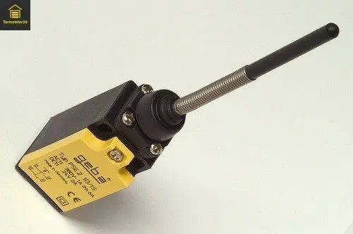 Schlupftürkontakt am Sektionaltor mit Magnetkontakt und Sicherheitsschalter zur Überwachung einer integrierten Schlupftür, damit der Torantrieb nur bei geschlossener Tür freigegeben wird.