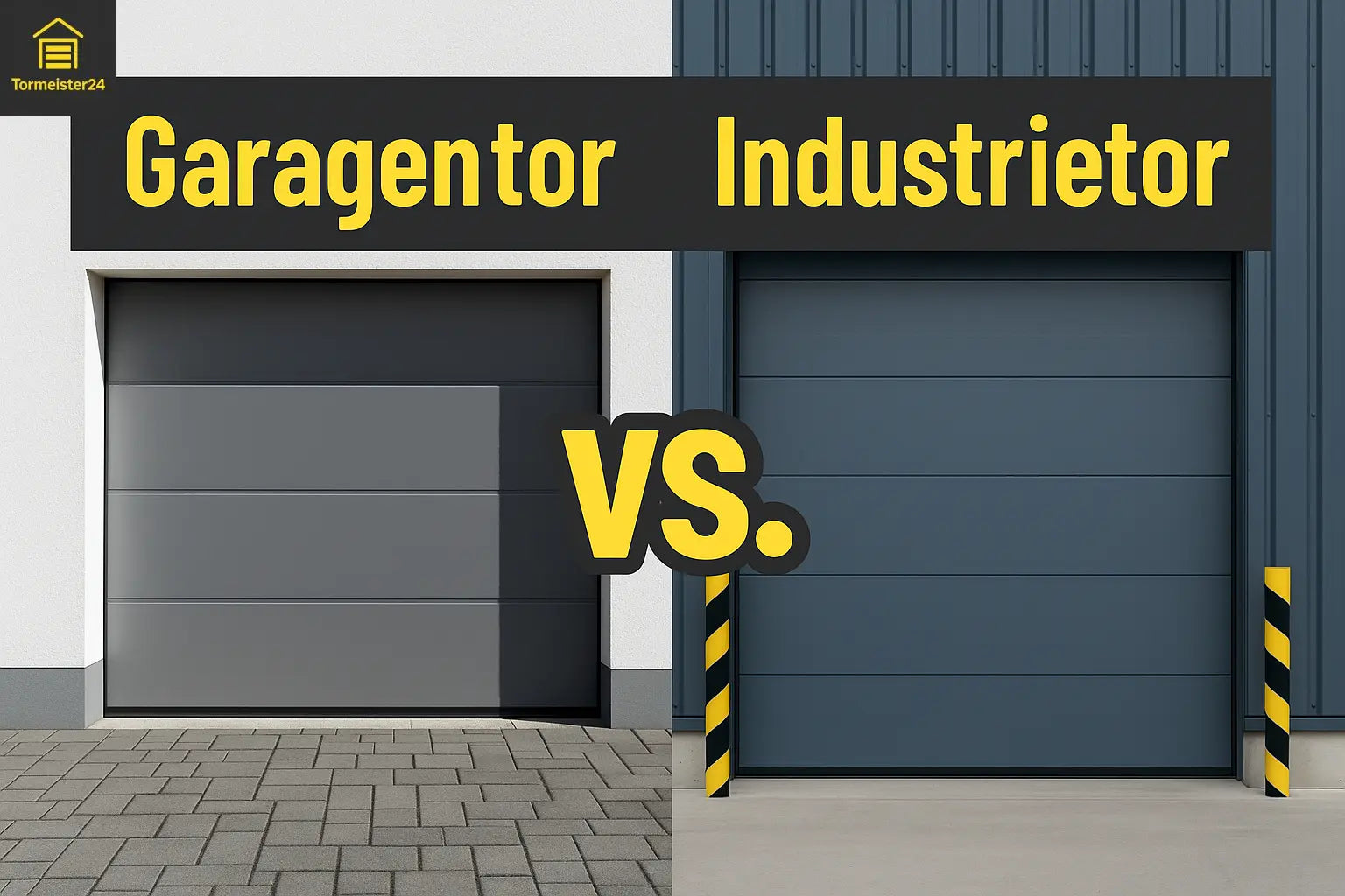 Garagentor vs Industrietor