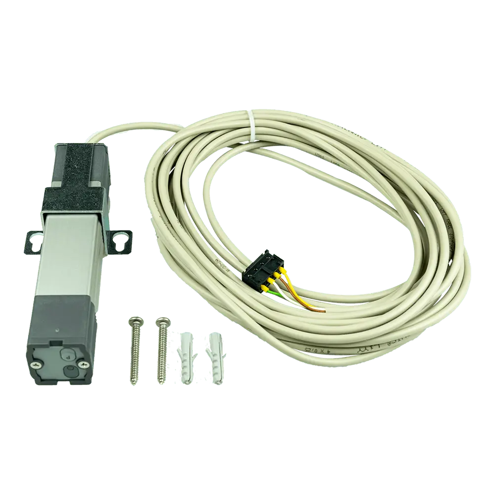 Hörmann HEI 3 BiSecur 3-Kanal-Funkempfänger 868 MHz mit IP65-Gehäuse und 7 m Anschlussleitung zum Nachrüsten von Hörmann Garagentor- und Einfahrtstorantrieben.