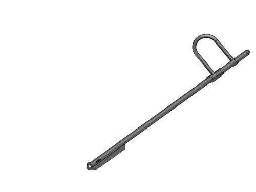 Bedienhebel links mit Handgriff Überladebrücke 2000 mm