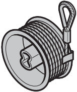 Seiltrommel, Beschlag N, L, bis Torhöhe = 2250 mm, rechts