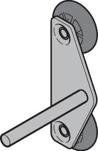 Tandemlaufrolle TL005 in RAL 9002 Ausführung Premium, Gewicht >170kg