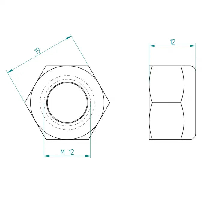 Sicherungsmutter M12 Schweighöfer Tore