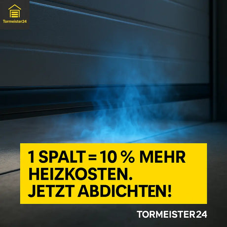 Bodengummi Sektionaltor im Bodenprofil – dichte Torunterkante im Detail