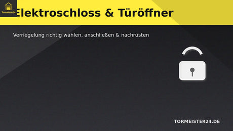 Elektroschloss und Türöffner – Verriegelung für Drehtor, Schiebetor und Pforte nachrüsten