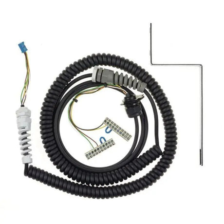 Spiralkabel und Anschlussdose