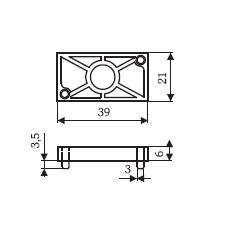Zusatzplatte / Erhöhung für Auflaufstopper – Erweiterung für Schließkantensicherung an Toren Tormeister24