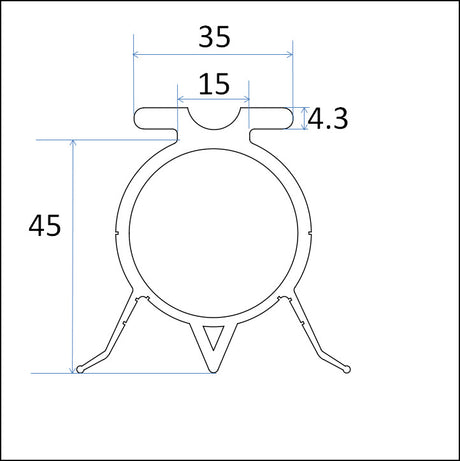 Skizze Crawford Bodengummi
