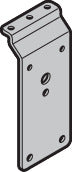 Adapterblech für Rollenhalter, oben, Schlüpftürtor