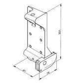 universal bodenbeschlag links rechts 735kg