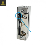 Elektrisches Türschloss 12–24 V NC inkl. Rückplatte – Fail-Safe Türöffner für Zugangssysteme Tormeister24 Codeschloss