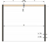 Sektionaltor Design - Line Granite RAL 7043 mit Garagentorantrieb - Hochwertiges Garagentor - Tormeister24Sektionaltor Design - Line Granite RAL 7043 mit Garagentorantrieb - Hochwertiges Garagentor