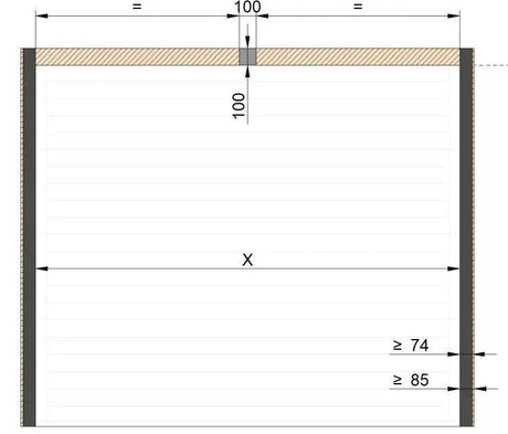 Sektionaltor Stucco Colore RAL 7021 Schwarzgrau mit Garagentorantrieb - Hochwertiges Garagentor - Tormeister24Sektionaltor Stucco Colore RAL 7021 Schwarzgrau mit Garagentorantrieb - Hochwertiges Garagentor
