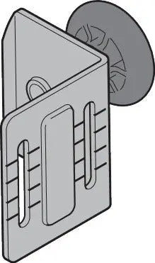 Rollenhalter RH022, verzinkt (für L-Beschlag)