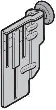 Rollenhalter RH032, rechts, verzinkt