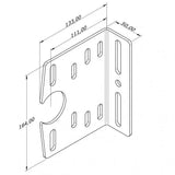Lagerkonsole offen 111 mm - Tormeister24Lagerkonsole offen 111 mm