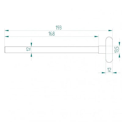 Laufrolle lang 12mm Welle passend für Hörmann - Tormeister24Laufrolle lang 12mm Welle passend für Hörmann