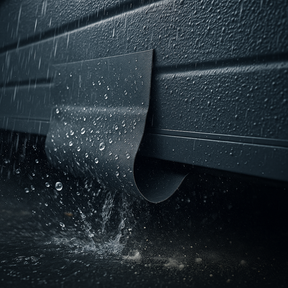 Energiesparende Torabdichtung für Rolltore – verhindert Kältebrücken und Zugluft.