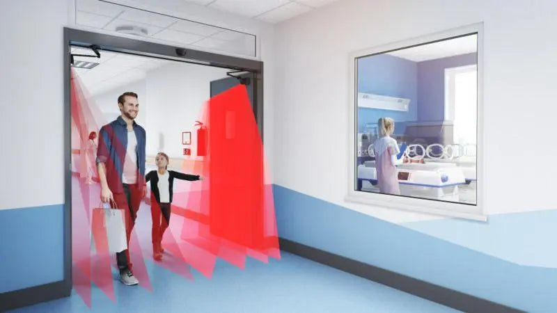 Marantec LZR-FLATSCAN SW Laserscanner für Flügeltüren und Falttore, 2er-Set Marantec