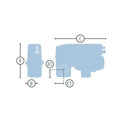 Marantec STA 1-10-30 FU-I E-KE AWG 25,4 mm – Sektionaltorantrieb-Set mit CS 320 FU-I Tormeister24 Sektionaltorantriebe