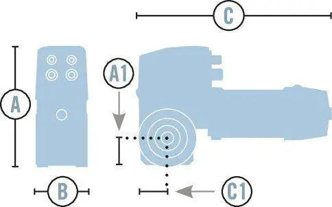 Marantec Set Sektionaltore bis 45 m², 400 V-AC Motor, 120 Nm, 19 min-1, AWG, mit Lastschützsteuerung CS 320 Marantec