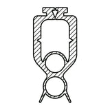 Marantec Torabschlussprofil 29x58 mm 2 Kammern

EPDM Torprofil 14 mm Optosensor schwarz

Schließkantensicherung Profil 29x58 mm Meterware

Torabschlussprofil 2-Kammer 14 mm Sensor