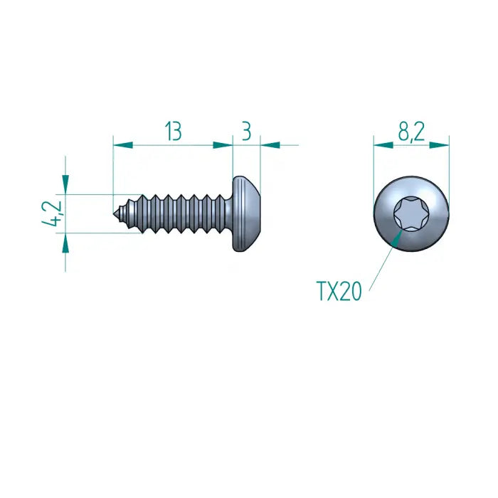 Schraube 4.2 x 13 Torx Schweighöfer Tore