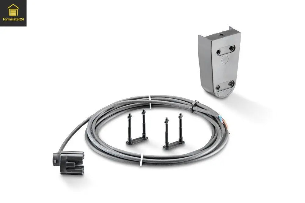 Sommer Endkappe für Gummiprofil-Kontaktleiste 38×67×20 mm inkl. 2,5 m Kabel Tormeister24 Akku