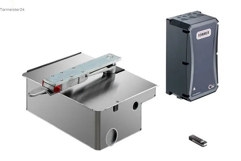 Sommer Unterflur-Drehtorantrieb twist UG Din rechts– für Torflügel bis 3,5 m / 600 kg – DIN rechts inkl. Steuerung, Funk & Handsender Triebenbacher